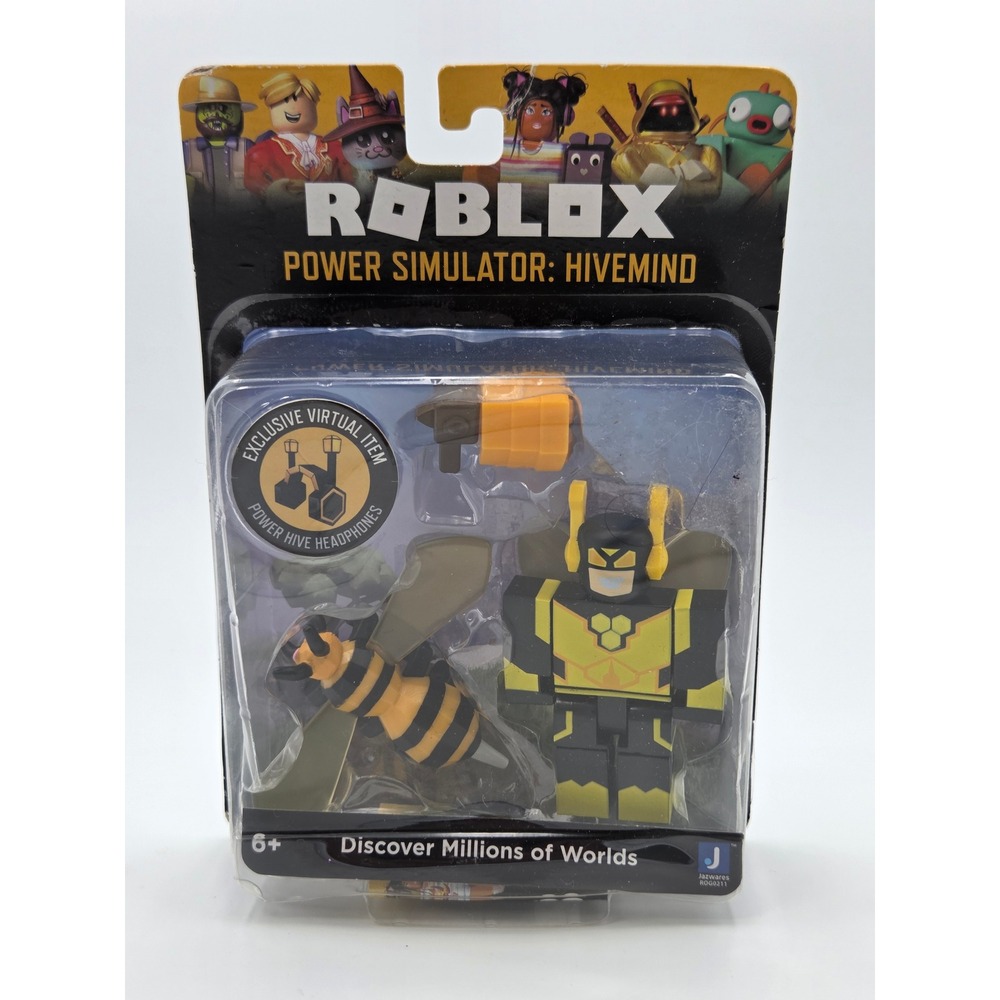 Roblox Power Simulator Hivemind Action Figure‎ Jazwares Virtual Item Code New